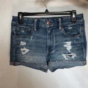 American Eagle Hi Rise Jean Shorts